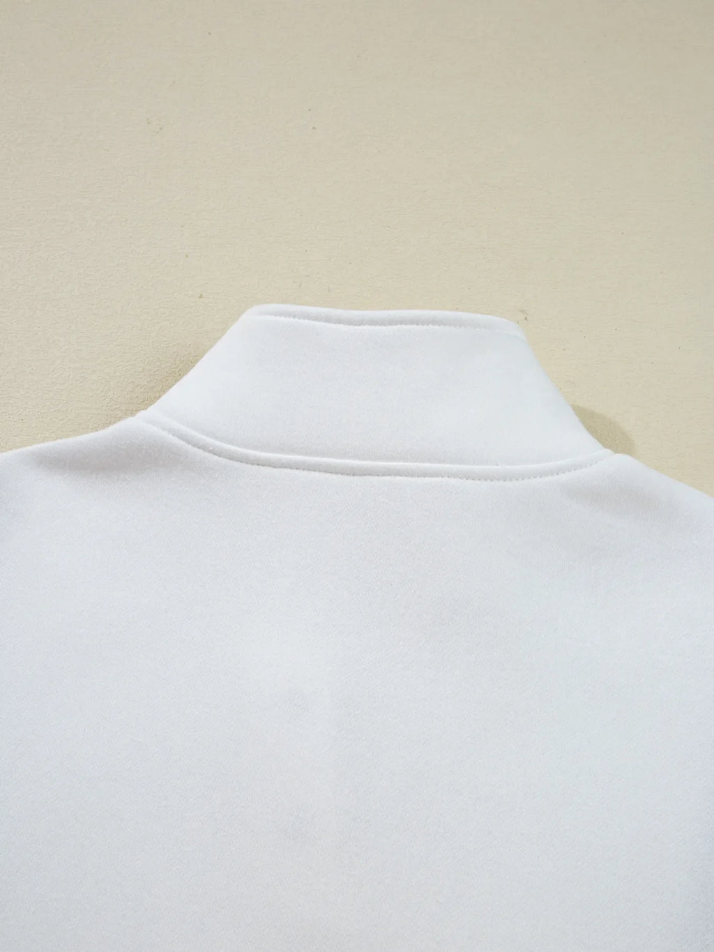 Women Color block Patchwork Half Button Baggy Sweatshirt