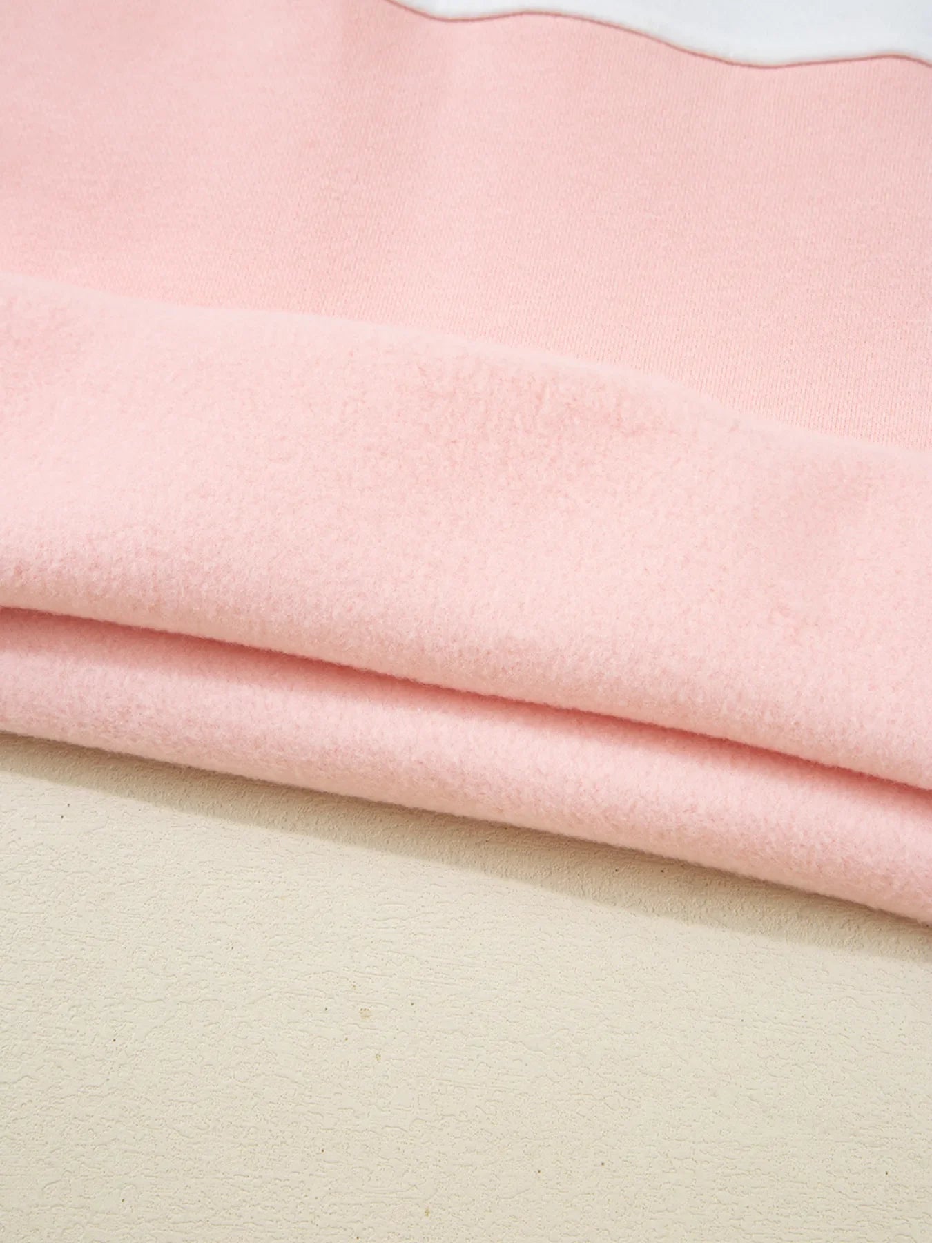 Women Color block Patchwork Half Button Baggy Sweatshirt