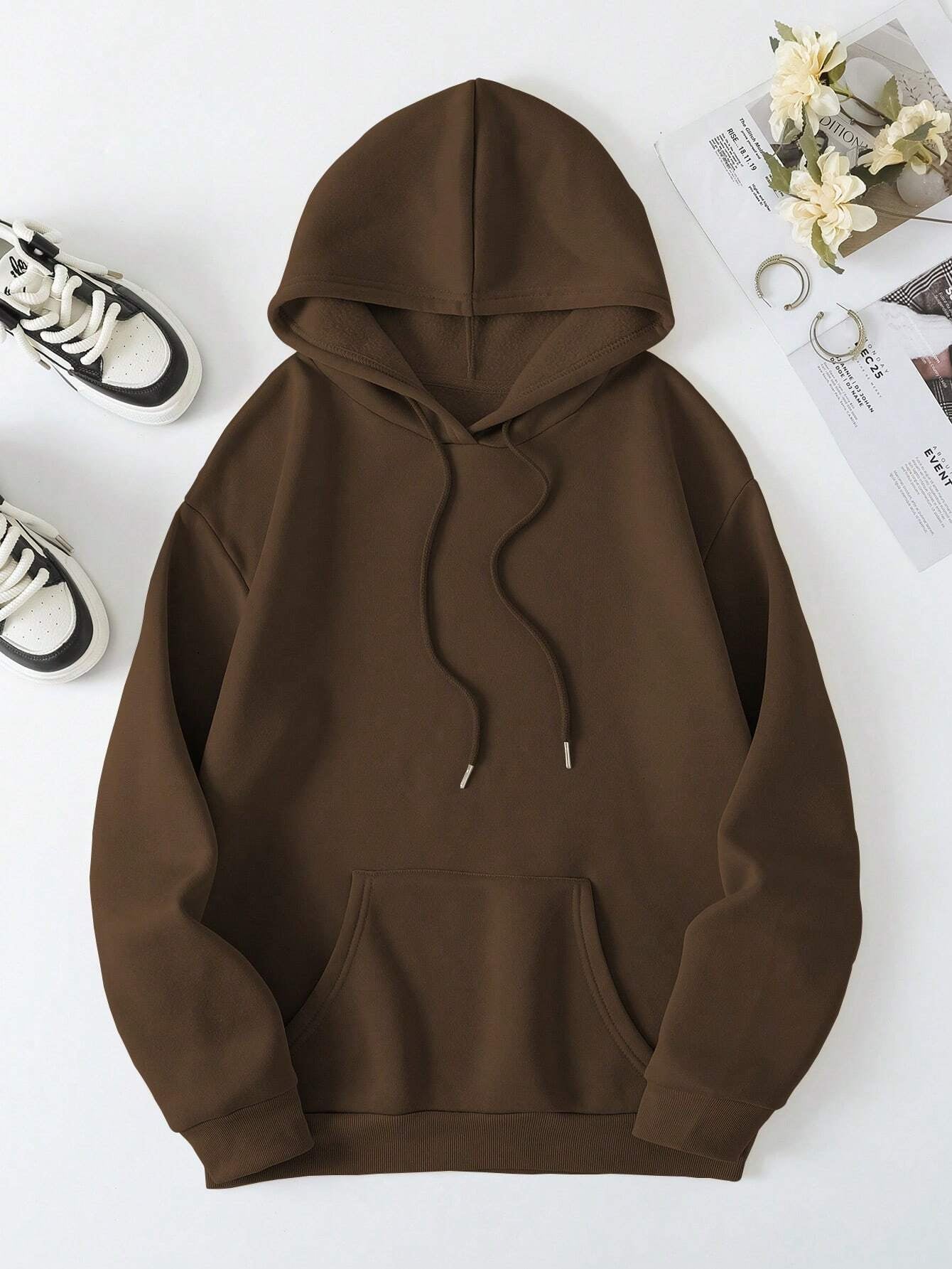 Women Faith Over Fear Dropped Shoulder Hoodie